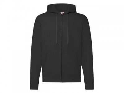 Zip Hoodie FRUIT svart 5XL