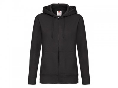 Zip Hoodie FRUIT dam svart L