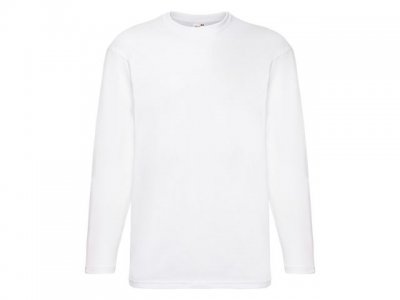 T-shirt Långärmad FRUIT vit L