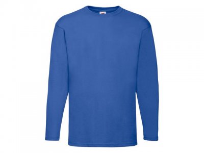 T-shirt Långärmad FRUIT kungsblå 3XL