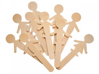 Träpinnar människor 10/FP