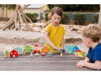 Småstaden I trä 20 delar