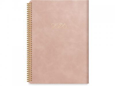 Kalender Study Twist rosa A5 25/26