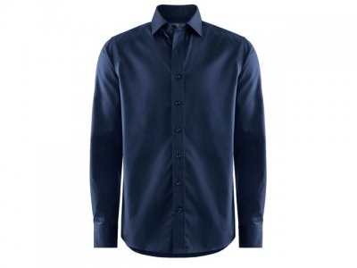 Skjorta BERKELEY Plainton tail marin 2XL