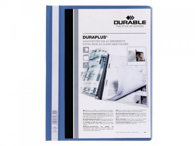 Offertmapp DURAPLUS EU m.ficka A4+ blå