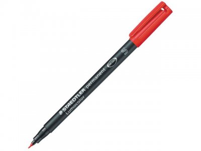 Universalpenna LUMOCOLOR SF P röd