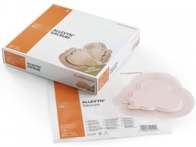 ALLEVYN non-adh sacral 17x17cm 10/FP