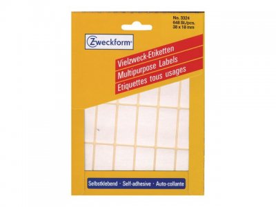 Etikett AVERY Handskriv 18x38mm 648/FP