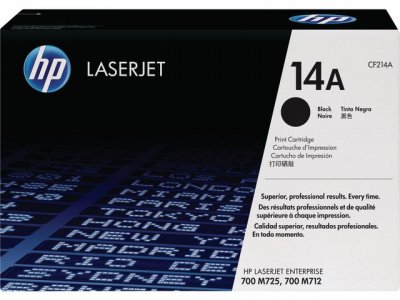 Toner HP CF214A 14A Svart