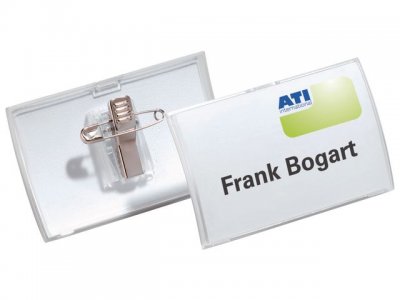 Namnskylt Clic Fold 75x40mm 25/FP