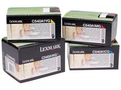 Toner LEXMARK C540A1KG svart