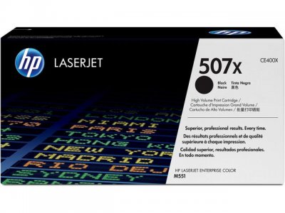 Toner HP CE400X 507X Svart
