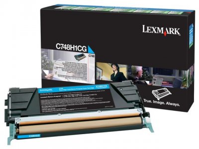Toner LEXMARK C748H1CG cyan