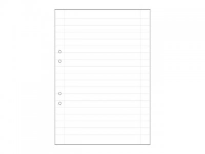 Lösblad A4 linjerat 14,5mm hålat 500/FP