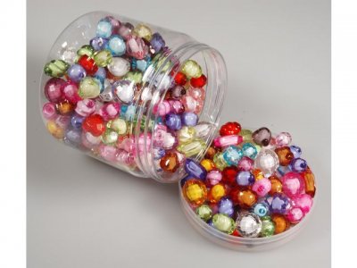 Plastpärlor Facett 330/FP