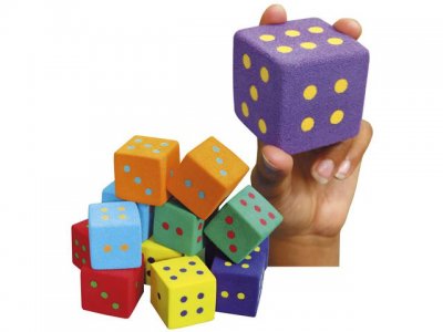 Tärningar mjuka 5 cm 12/FP