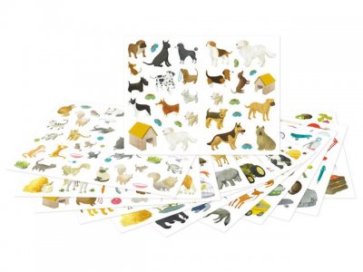 Stickers sorterade motiv