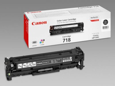 Toner CANON 2662B002 718BK svart
