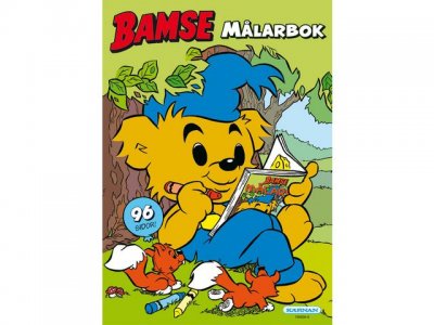 Målarbok Bamse