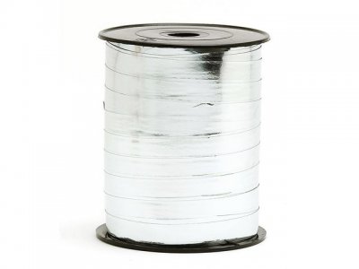 Presentband 10mmx250m silver metallic