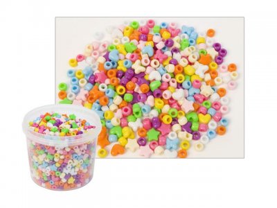 Plastpärlsats stora hål 1200/FP