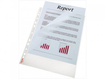 Plastficka Mapp ESSELTE A4 0,08mm 100/F