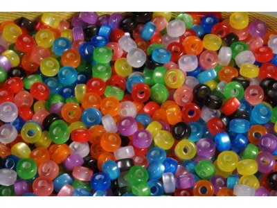 Plastpärlor Kongopärlor shine 520/FP