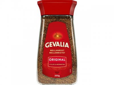 Kaffe GEVALIA snabbkaffe burk 200g