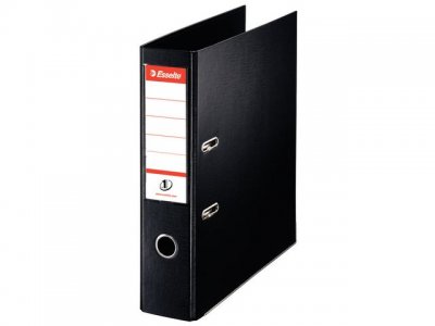 Pärm ESSELTE A4 No. 1 EU hål 75mm svart