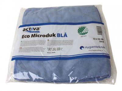 Microfiberduk ACTIVA ECO blå