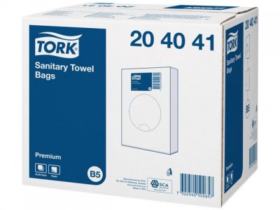 Sanitetspåse TORK B5 vit 25/FP