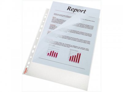 Plastficka Mapp ESSELTE A4 0,11mm 100/F