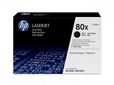 Toner HP CF280XD 80X Svart 2/FP