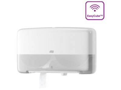 Dispenser TORK T2 Jumbo Twin mini vit