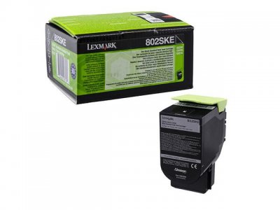 Toner LEXMARK 80C2SKE svart