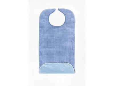 Haklapp flergång spillficka blå 45x90cm