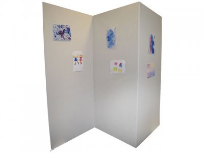 Utställningsskärm 180x72cm 3-delad 5/FP