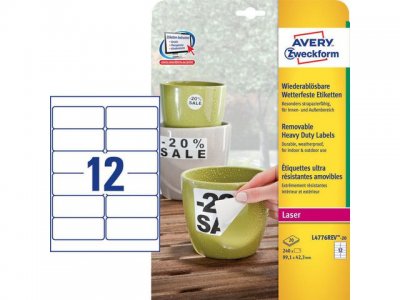 Etikett Avtagbar stark 99,1x42,3 240/FP