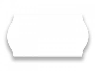 Prisetikett 22x12mm G2 vit 10500/FP