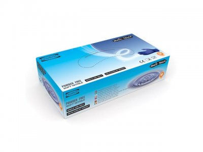 Livsmedelshandske Nitril blå S 200/FP