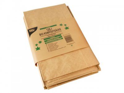Kompostpåse PURE papp 120L brun 3/FP