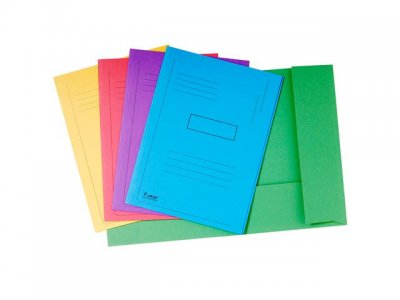 Mapp EXACOMPTA 2-klaff 280g A4 sort