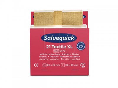 Plåster refill textil extra stora 21/FP