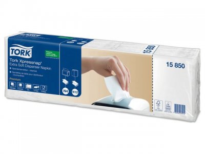 Servett TORK Pre N4 2-lag vit 1000/FP