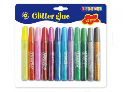 Glitterlim 12 färger