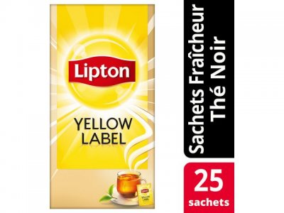 Te LIPTON påse Yellow Label 25/FPp