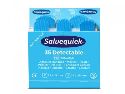 Plåster Detectable refill blå 35/FP