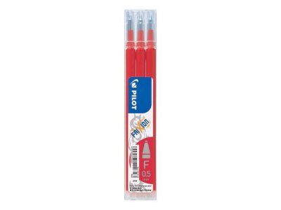 Patron PILOT Frixion 0,5mm röd 3/FP