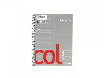 Kollegieblock BANTEX A5 linjerat