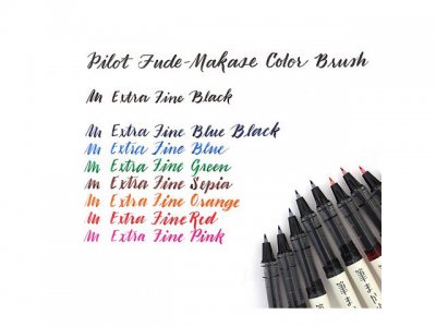 Fineliner Brush pen PILOTsvart